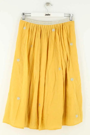 Jupe Des Petits Hauts Jaune en Coton
