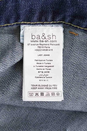 Jean droit Ba&Sh Bleu en Coton