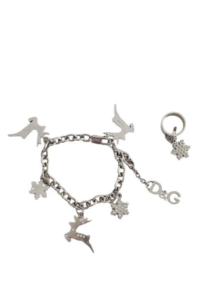 Lot bracelet et bague Dolce & Gabbana  Argent