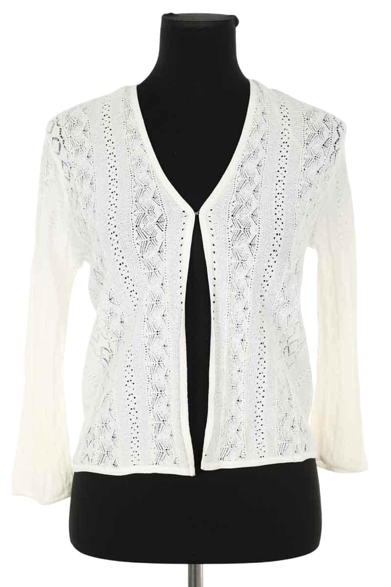Cardigan Gerard Darel Blanc en Viscose, taille S - Seconde Main