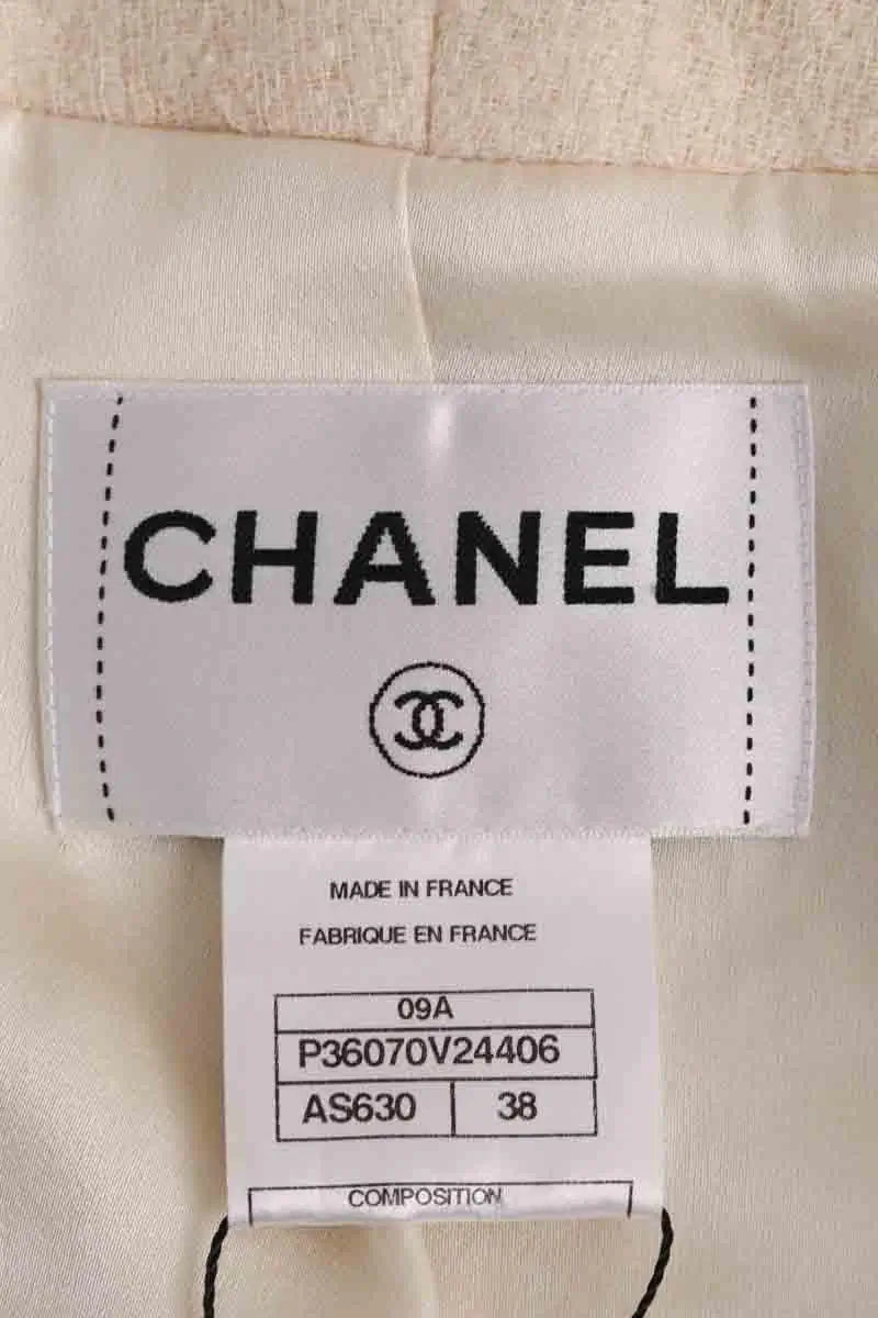 Veste Chanel Beige en Cachemire