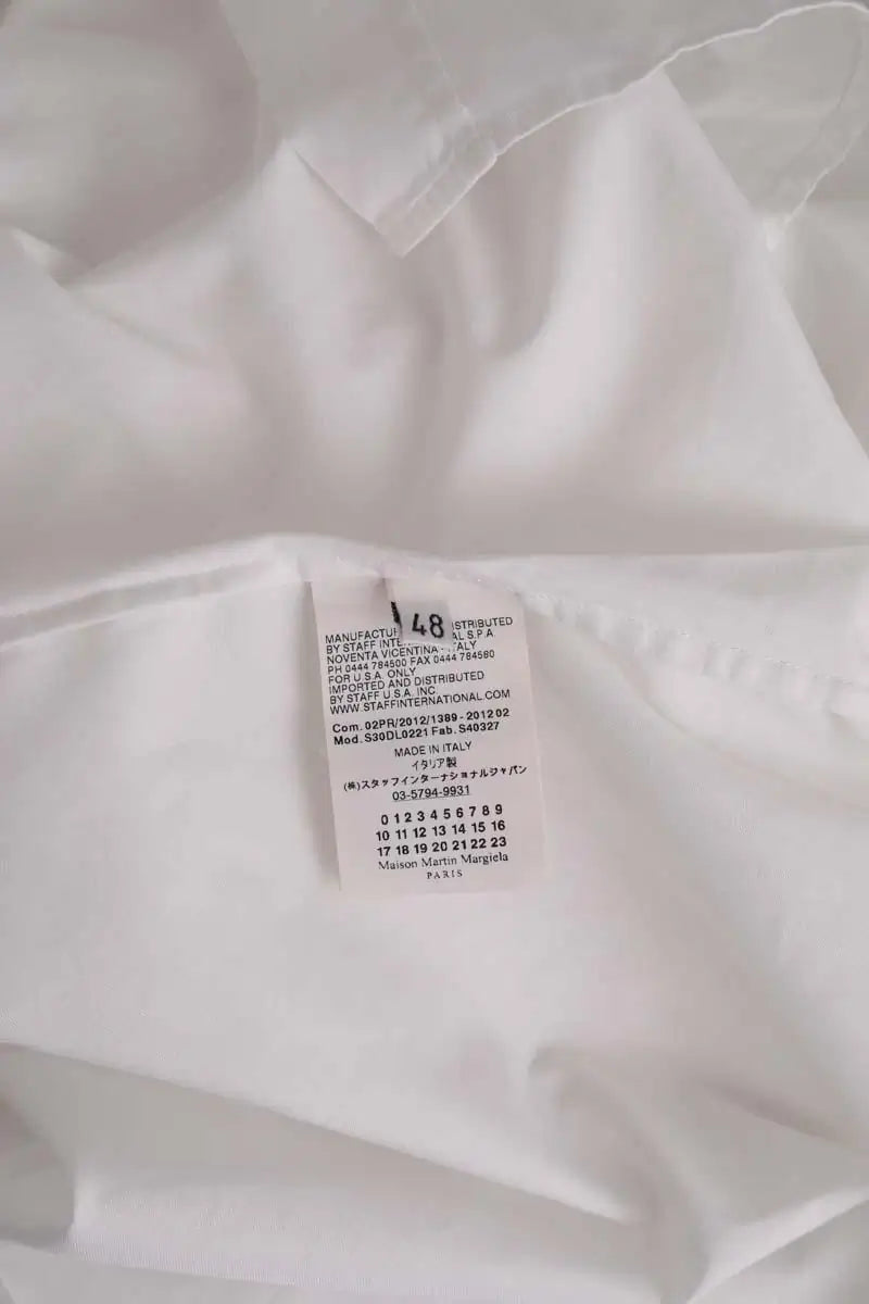 Chemise Maison Martin Margiela Blanc en Coton