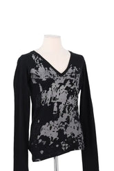 T-shirt Barbara Bui Noir en Coton, taille XS - Seconde Main