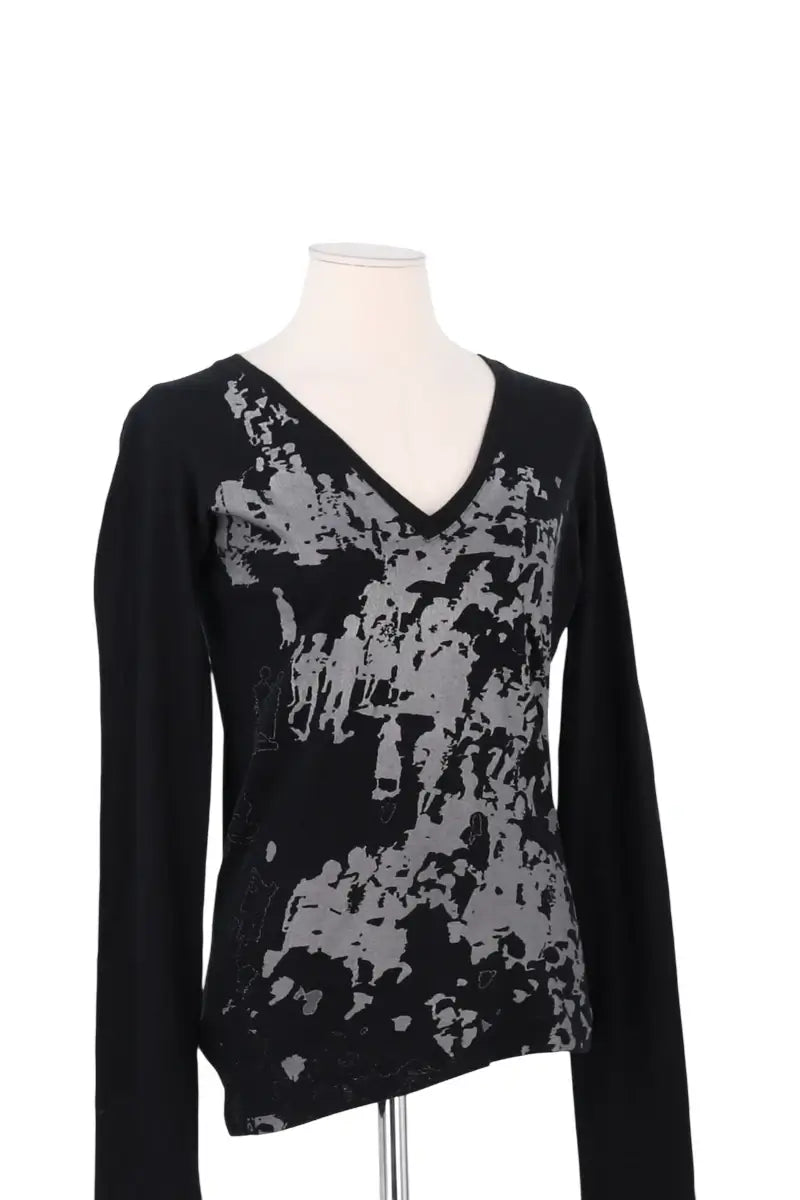 T-shirt Barbara Bui Noir en Coton, taille XS - Seconde Main