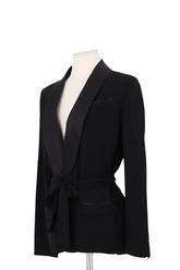 Blazer The Kooples Noir en Viscose, taille S - Seconde Main