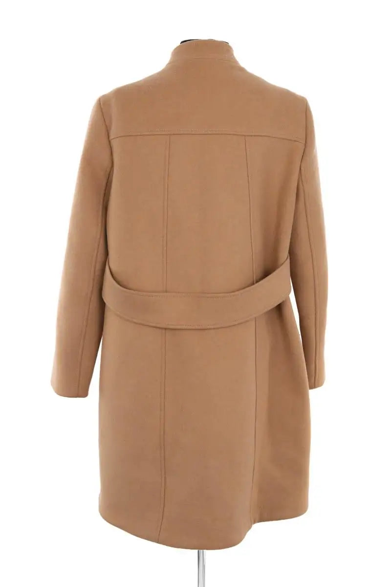 Manteau Maje Camel en Laine
