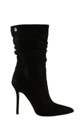 Bottes Liu Jo Noir en Daim, taille 38 - Seconde Main