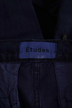 Jean droit Etudes Bleu en Coton