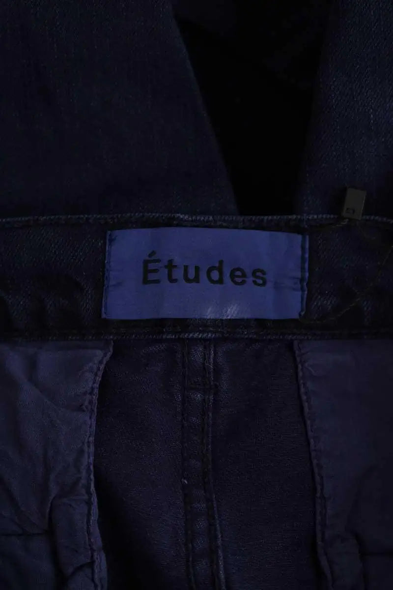 Jean droit Etudes Bleu en Coton