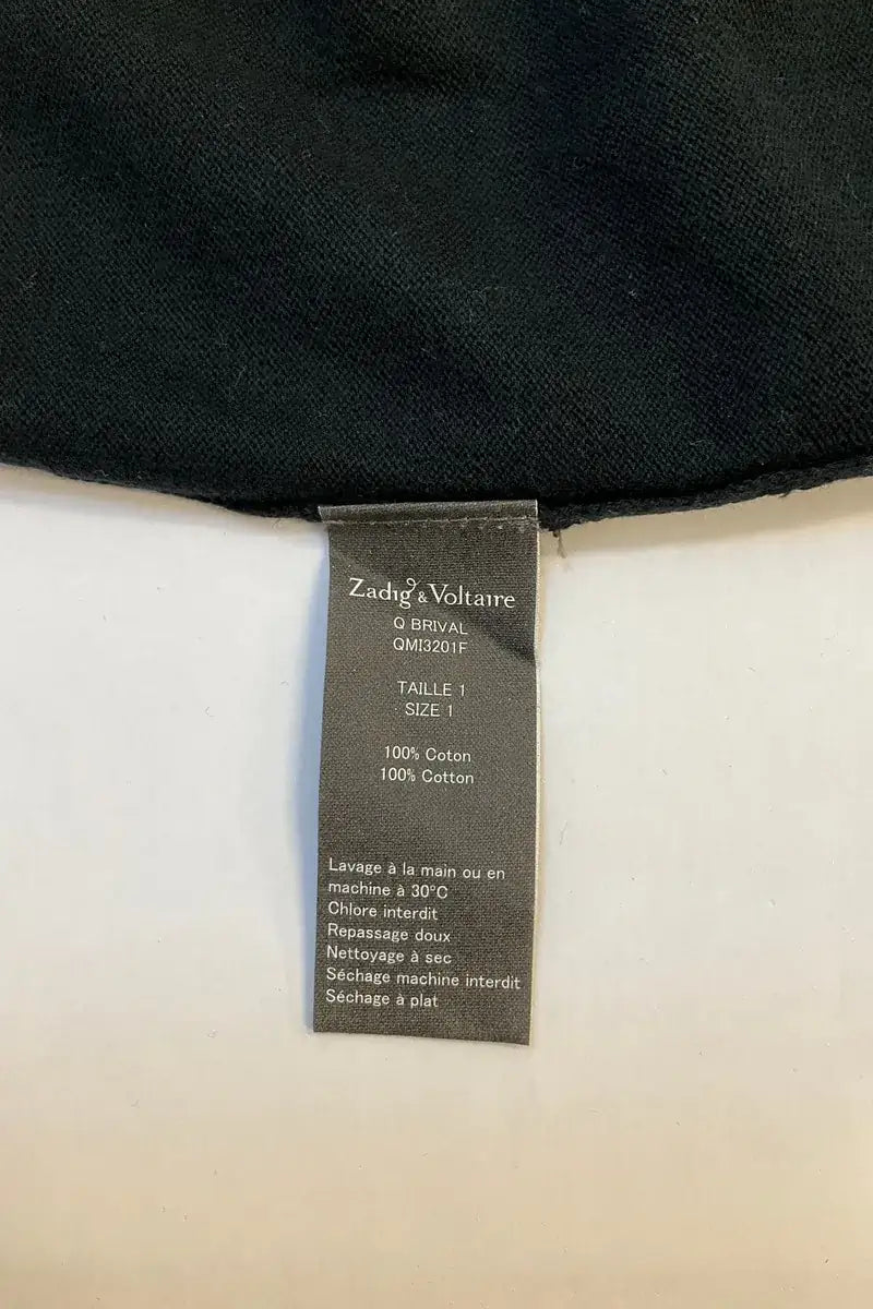 Robe Zadig & Voltaire Noir en Coton