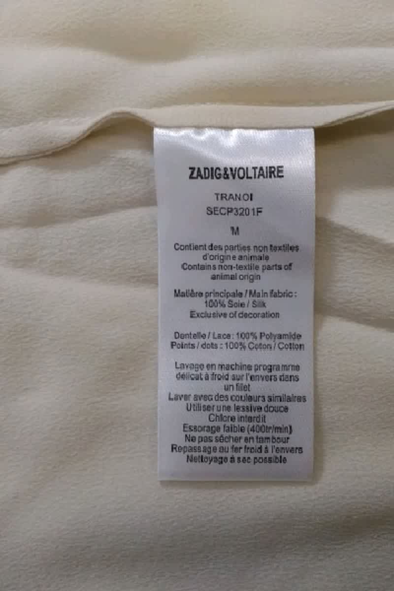 Blouse Zadig & Voltaire  Ecru