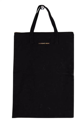 Cabas Laurence Bras Noir en Coton - Seconde Main
