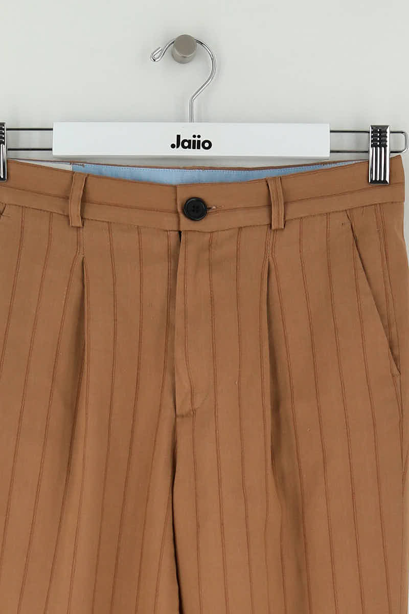 Pantalon droit Leon & Harper  Marron