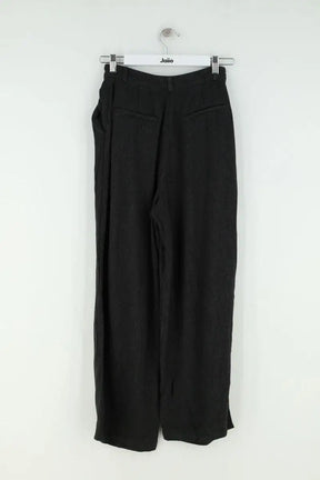 Pantalon droit Sessun Emile Noir en Viscose