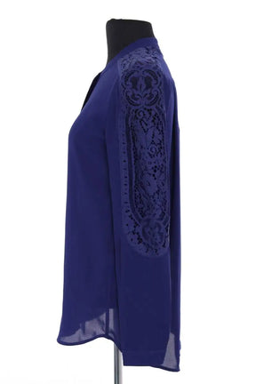 Blouse The Kooples Bleu en Synthétique