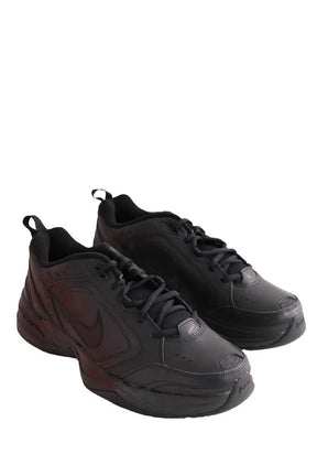 Baskets Nike Air Monarch Noir en Cuir
