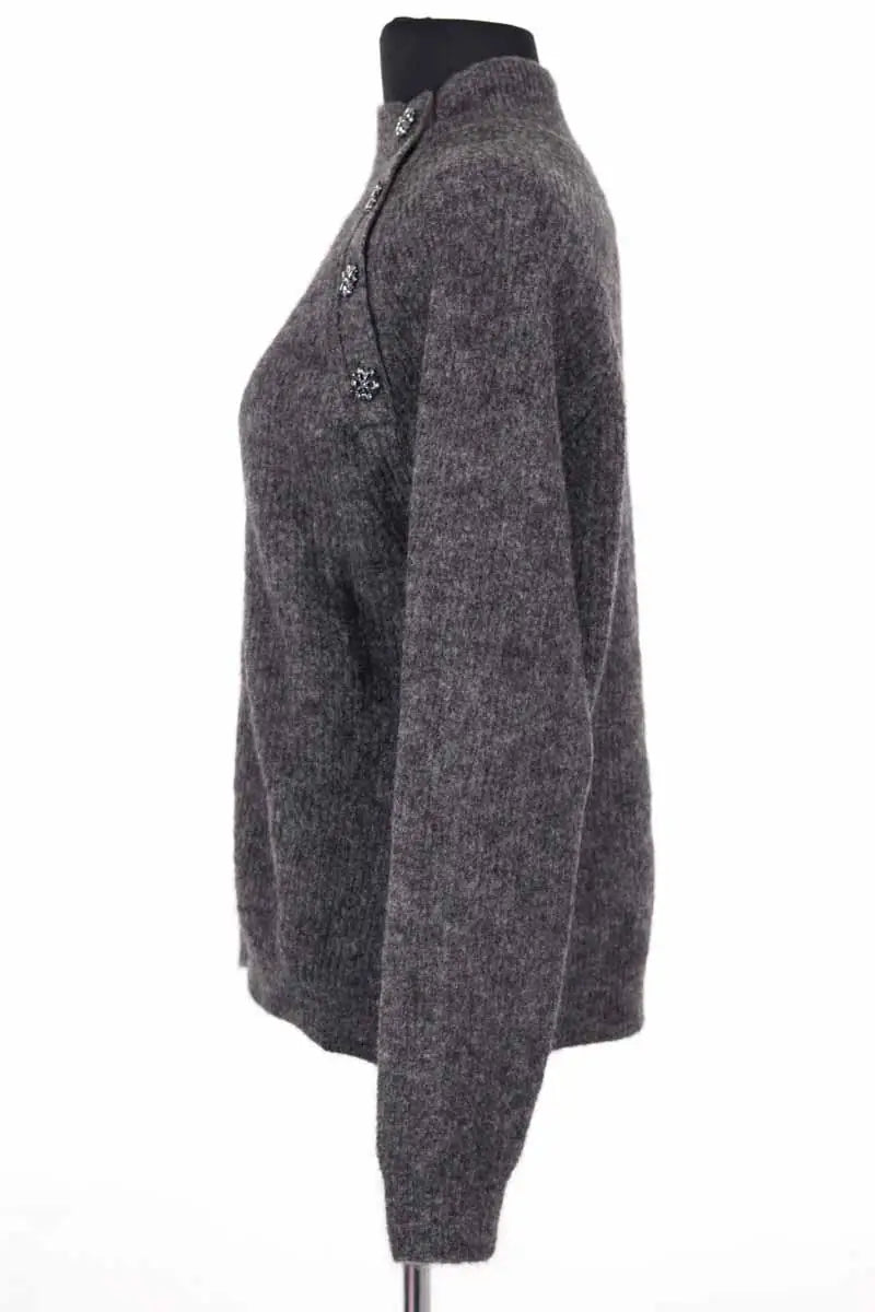 Pull Sézane Gris en Synthétique