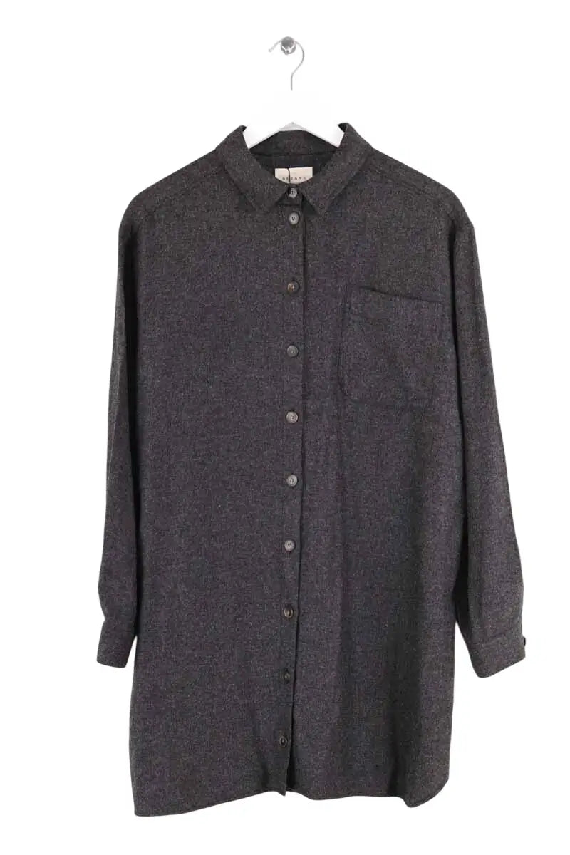 Robe  Sézane Gris en Viscose, taille M - Seconde Main