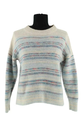 Pull Isabel Marant Étoile Ecru en Laine, taille L - Seconde Main