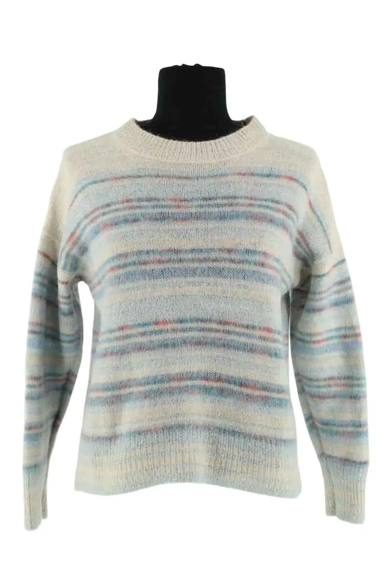 Pull Isabel Marant Étoile Ecru en Laine, taille L - Seconde Main