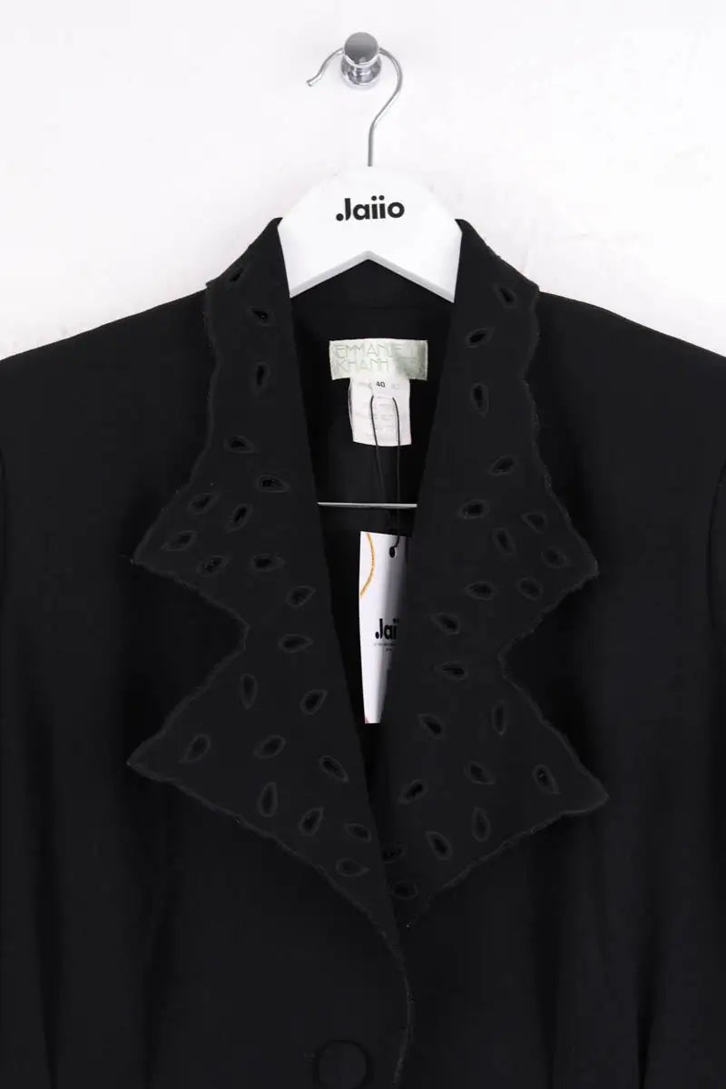 Blazer Emmanuelle Khanh Noir en Synthétique