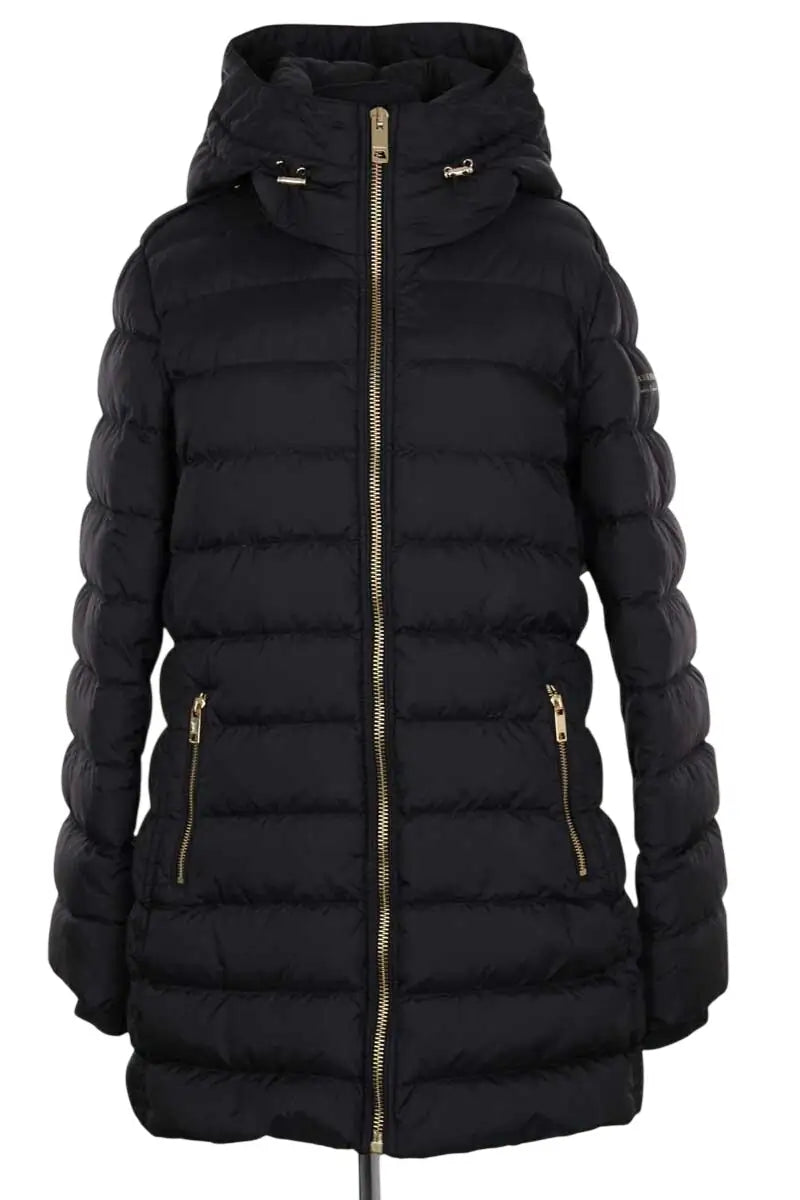 Doudoune Burberry Noir en Synthétique, taille XL - Seconde Main