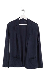 Cardigan Majestic Filatures Bleu en Lin, taille S - Seconde Main