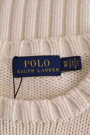 Pull Ralph Lauren Ecru en Coton