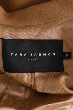 Manteau Tara Jarmon Camel en Laine