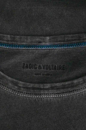 T-shirt Zadig & Voltaire Gris en Coton