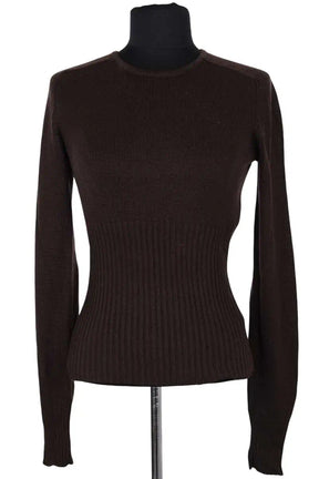 Top Sportmax Marron en Soie, taille S - Seconde Main