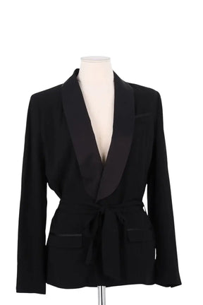 Blazer The Kooples Noir en Viscose, taille S - Seconde Main