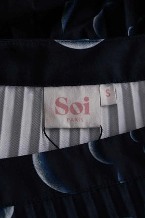 Jupe Soi Bleu en Synthétique