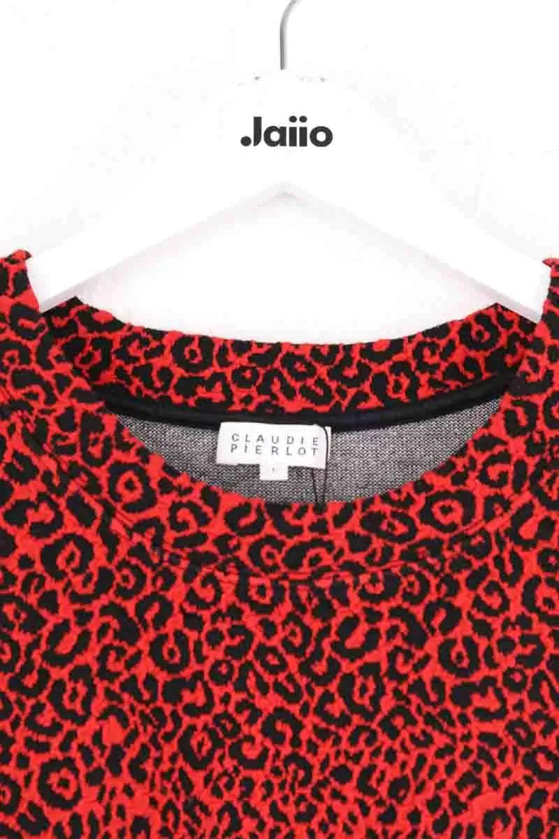 Pull Claudie Pierlot Rouge en Synthétique