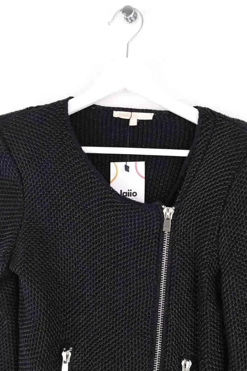 Gilet Maje Noir en Coton