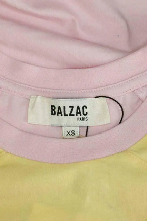 T-shirt Balzac Rose en Coton