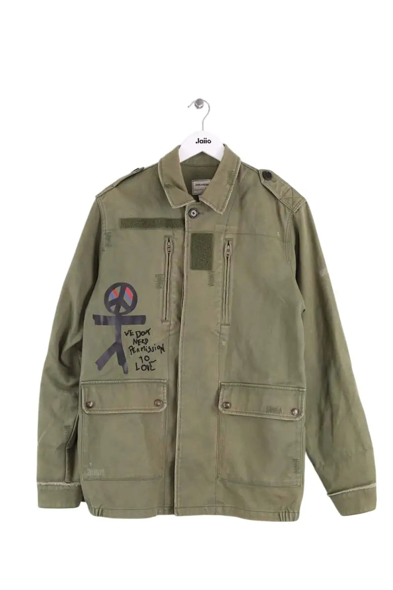 Veste Zadig & Voltaire Kaki en Coton, taille M - Seconde Main