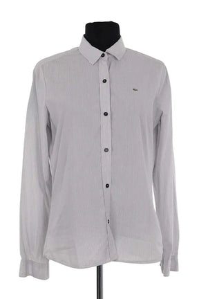 Chemise Lacoste Bleu en Coton, taille M - Seconde Main
