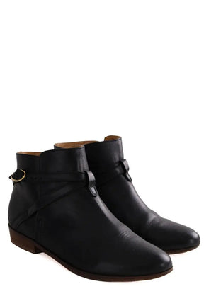 Boots Sézane Noir en Cuir
