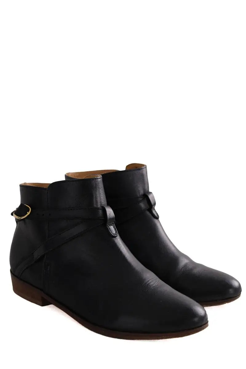 Boots Sézane Noir en Cuir