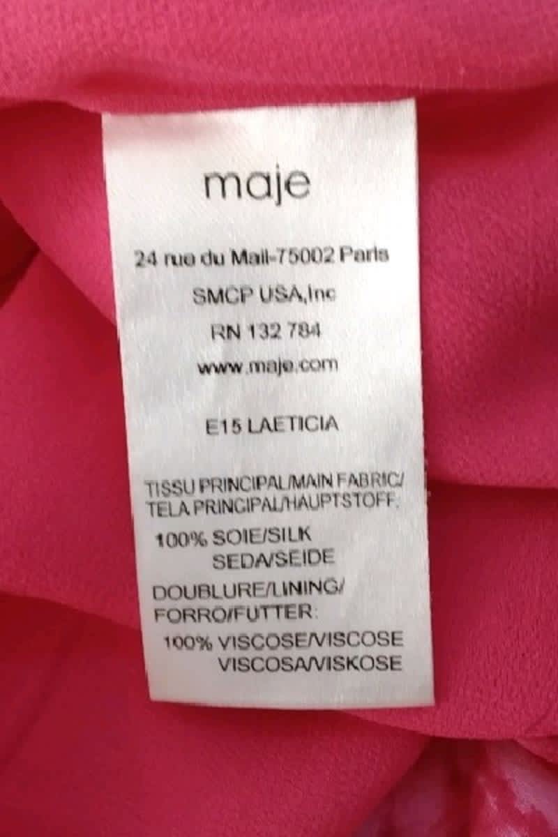 Top sans manche Maje  Rose
