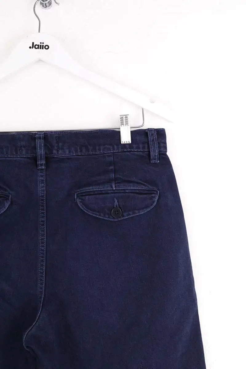 Jean droit Etudes Bleu en Coton