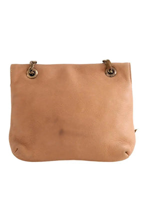 Sac porté épaule Lanvin Beige en Cuir