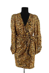 Robe Ba&Sh Jaune en Soie, taille S - Seconde Main