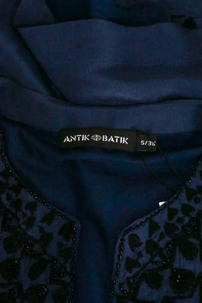 Robe Antik Batik Bleu en Viscose