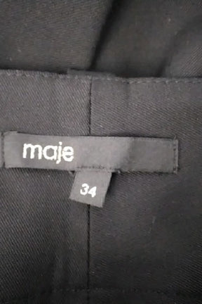 Pantalon droit Maje  Noir