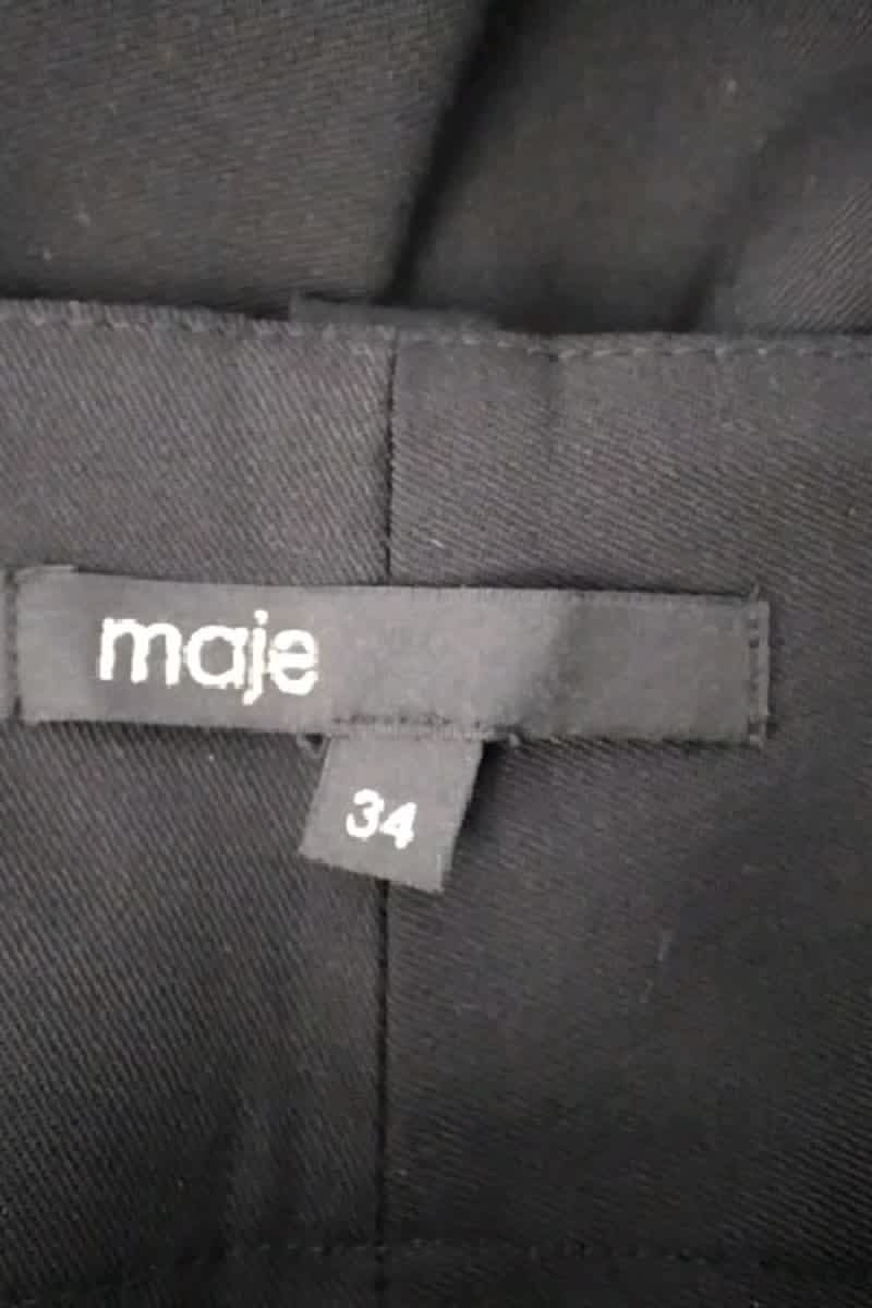Pantalon droit Maje  Noir