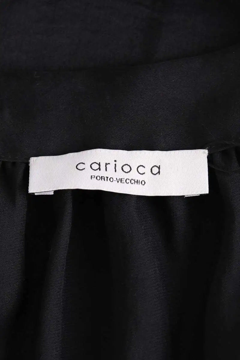 Robe Carioca Porto-Vecchio Noir en Synthétique