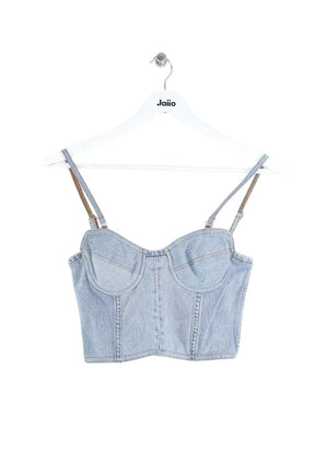 Top sans manche RE/DONE  Bleu