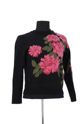 Pull Sézane Noir en Laine, taille S - Seconde Main